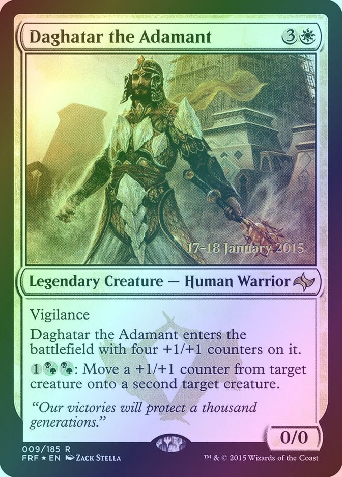 Daghatar the Adamant (PFRF) (9s) / Foil