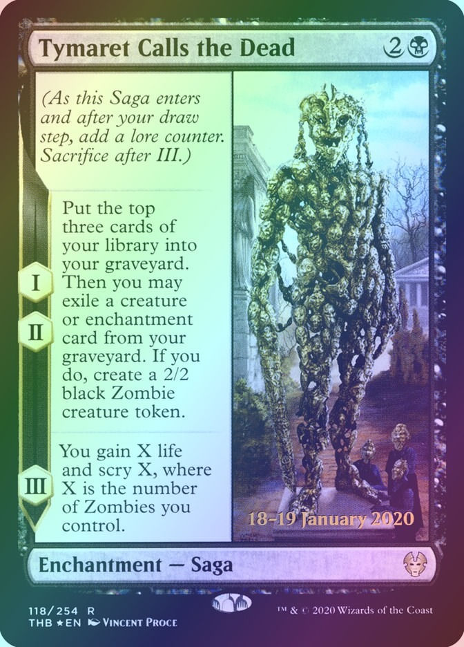 Tymaret Calls the Dead (PTHB) (118s) / Foil