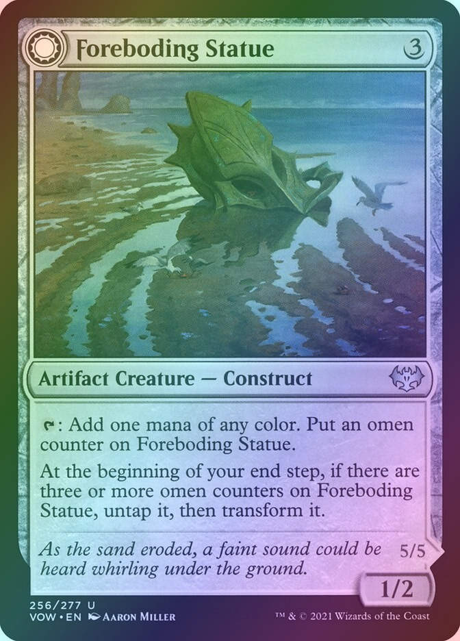 Foreboding Statue // Forsaken Thresher (VOW) (256) / Foil