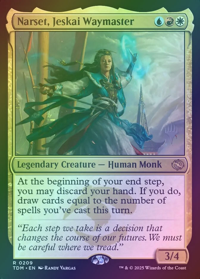 Narset, Jeskai Waymaster (PTDM) (209p) / Foil