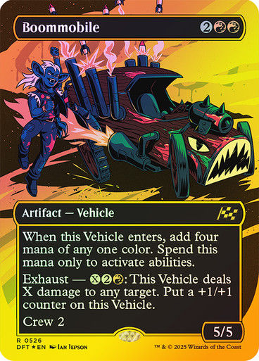 Boommobile (DFT) (526) / Borderless  / First Place Foil