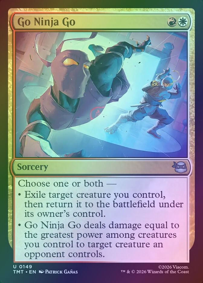 Go Ninja Go (TMT) (149) / Foil