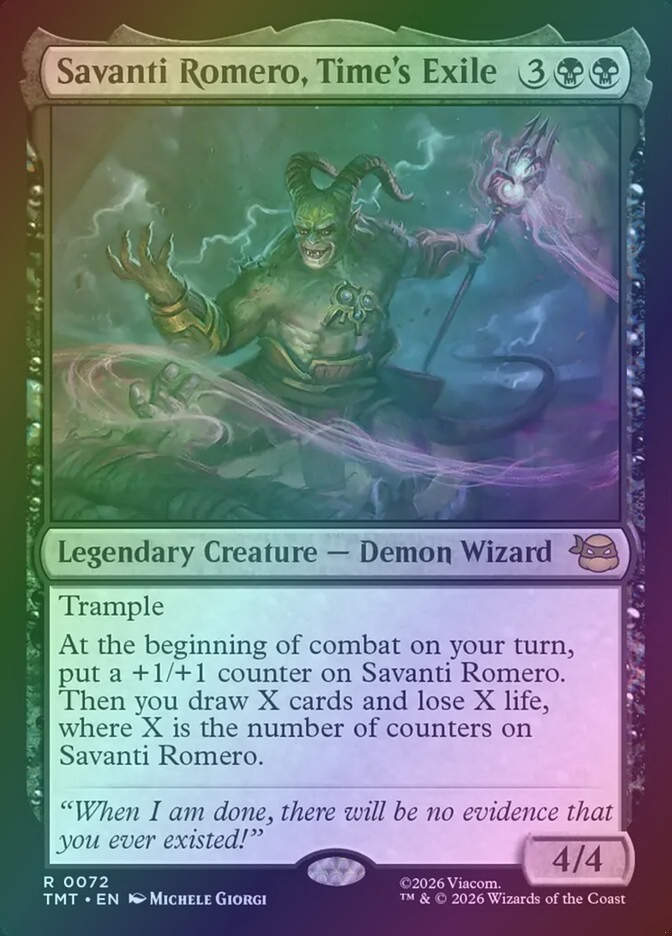 Savanti Romero, Time's Exile (TMT) (72) / Foil
