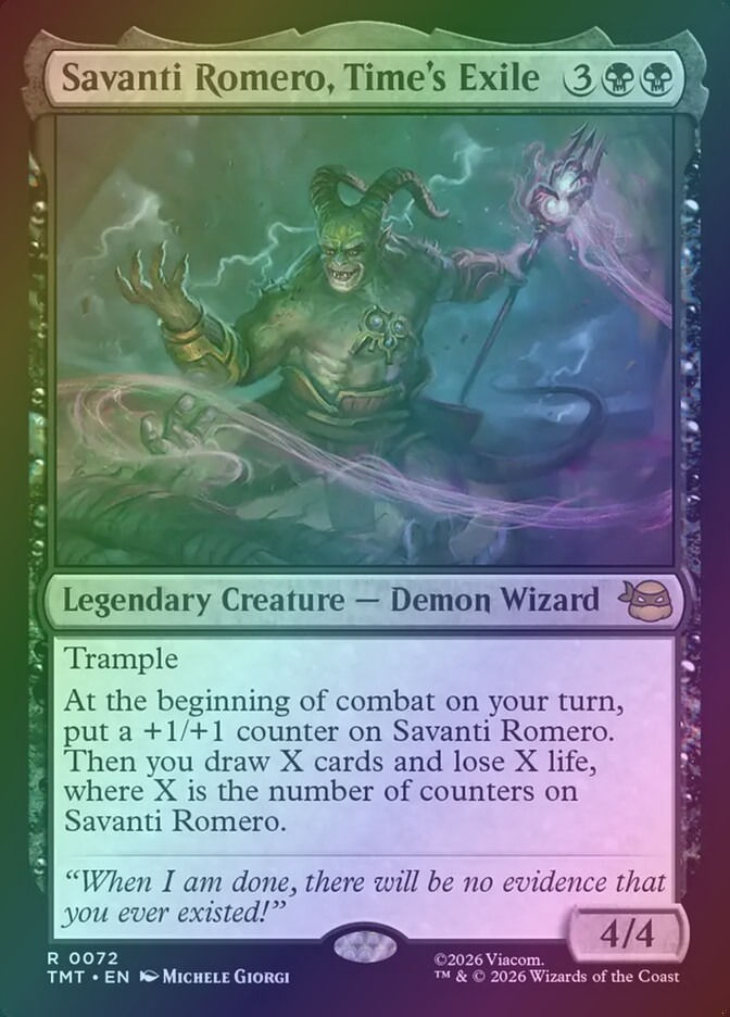 Savanti Romero, Time's Exile (TMT) (72) / Foil