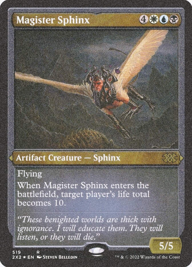 Magister Sphinx (2X2) (519) / Foil Etched