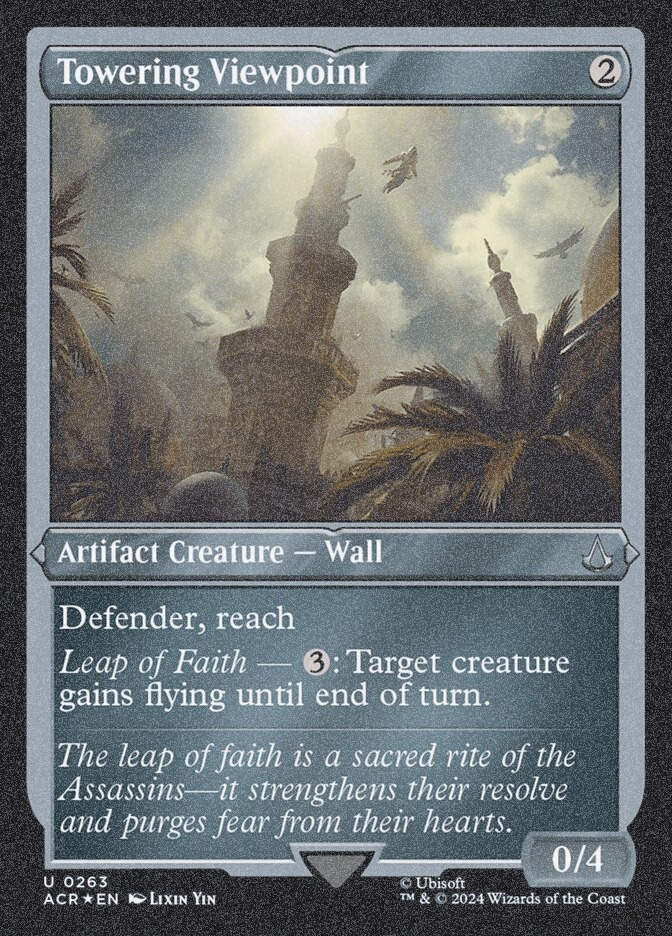 Towering Viewpoint (ACR) (263) / Foil Etched