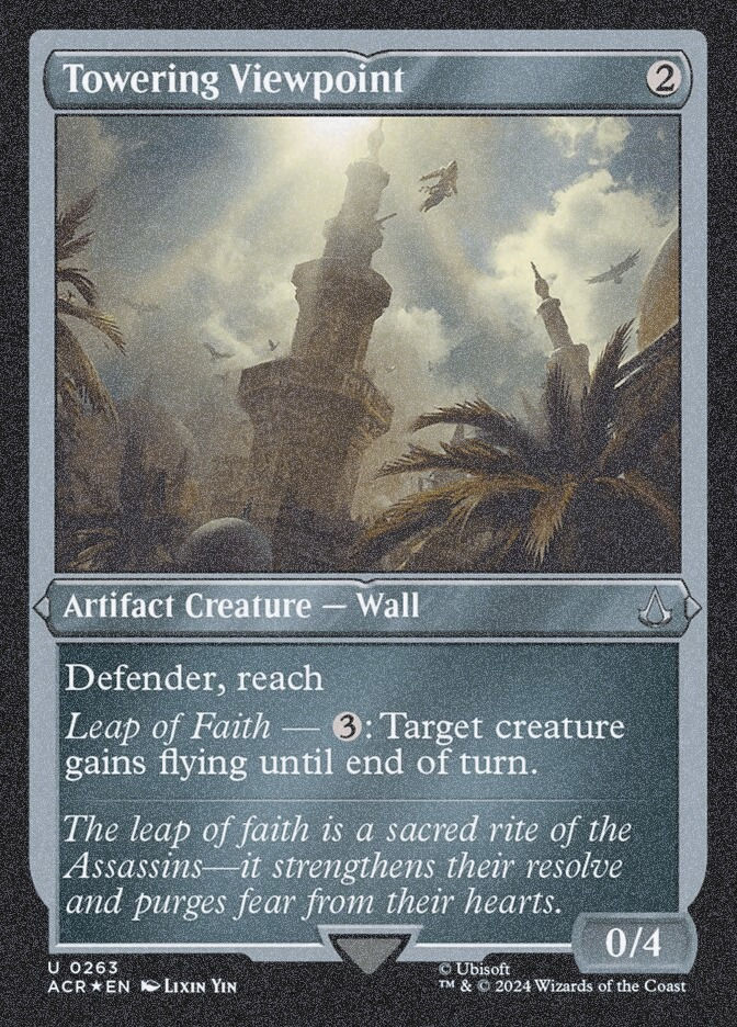 Towering Viewpoint (ACR) (263) / Foil Etched