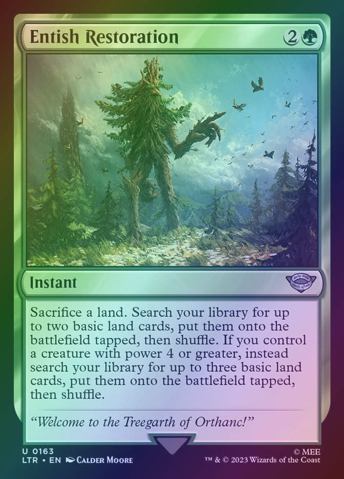 Entish Restoration (LTR) (163) / Foil