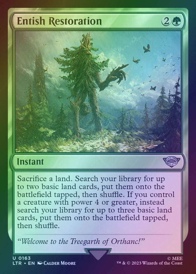 Entish Restoration (LTR) (163) / Foil