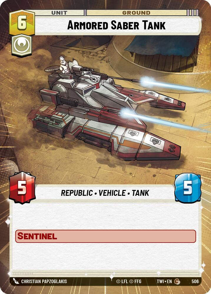 Armored Saber Tank (Hyperspace) (TWI) (506)