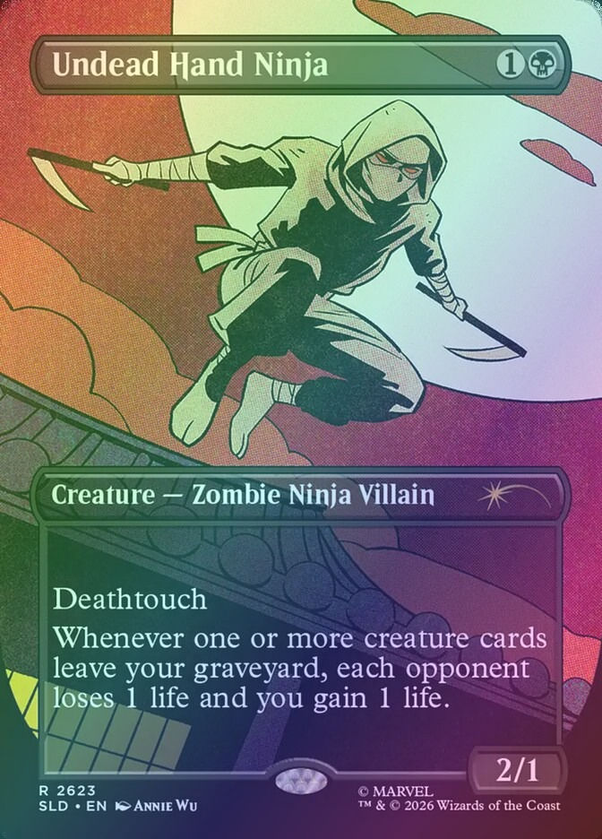 Undead Hand Ninja (SLD) (2623) / Borderless / Foil