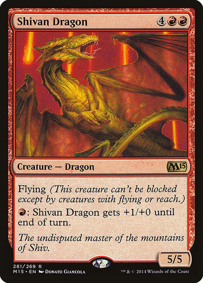 Shivan Dragon (M15) (281)