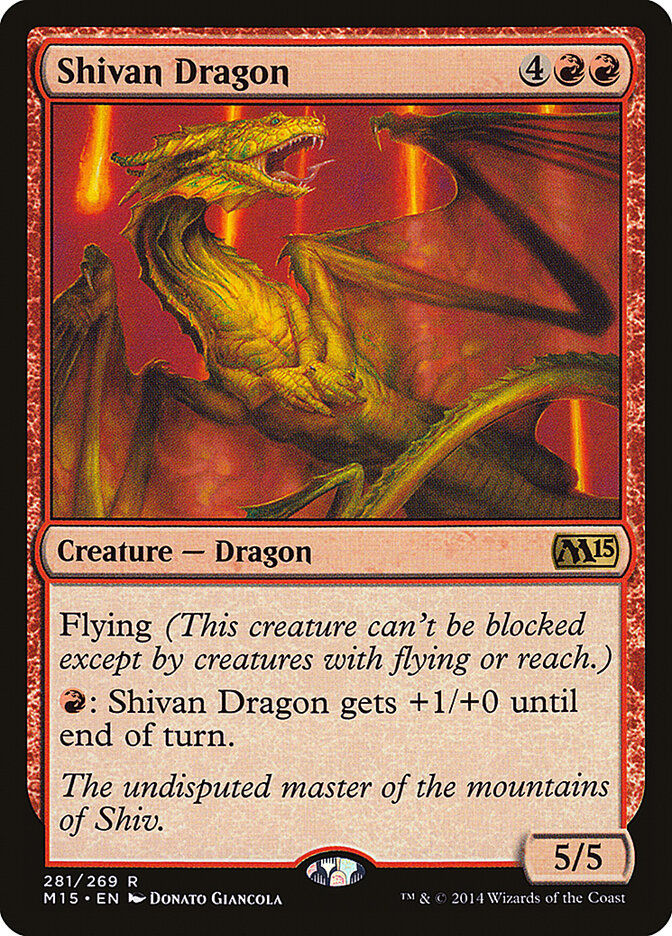 Shivan Dragon (M15) (281)