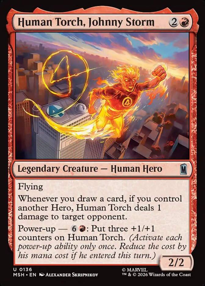 Human Torch, Johnny Storm (MSH) (136)