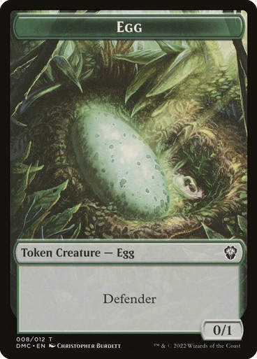 Egg Token // Snake Token (tdmc)