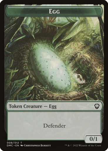 Egg Token // Snake Token (tdmc)