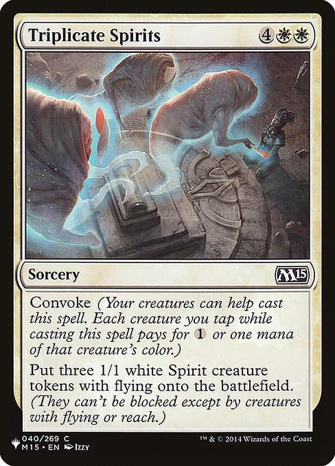 Triplicate Spirits (PLST) (M15-40)