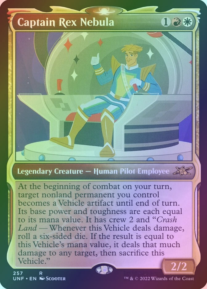 Captain Rex Nebula (UNF) (257) / Showcase / Foil