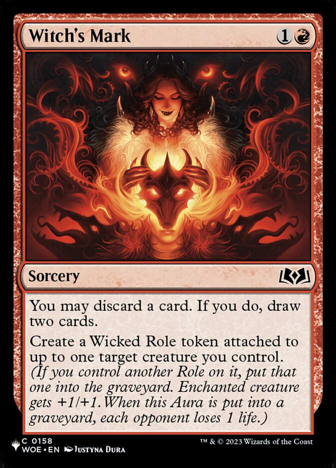 Witch's Mark (PLST) (WOE-158)