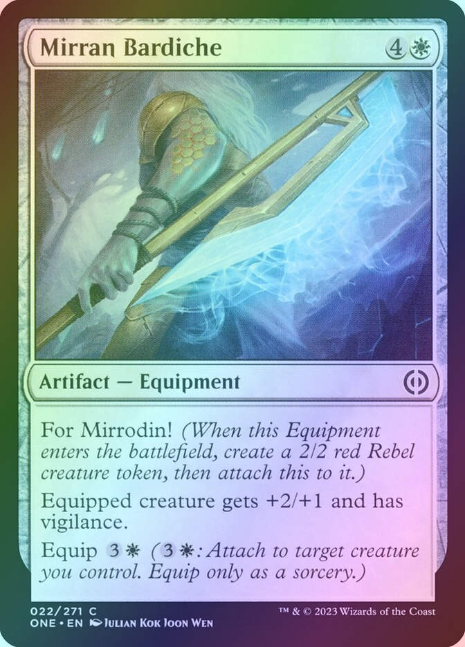 Mirran Bardiche (ONE) (22) / Foil