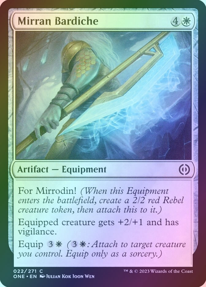 Mirran Bardiche (ONE) (22) / Foil