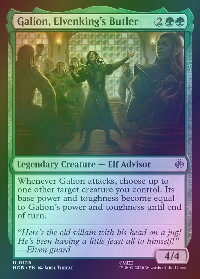 Galion, Elvenking's Butler (HOB) (125) / Foil