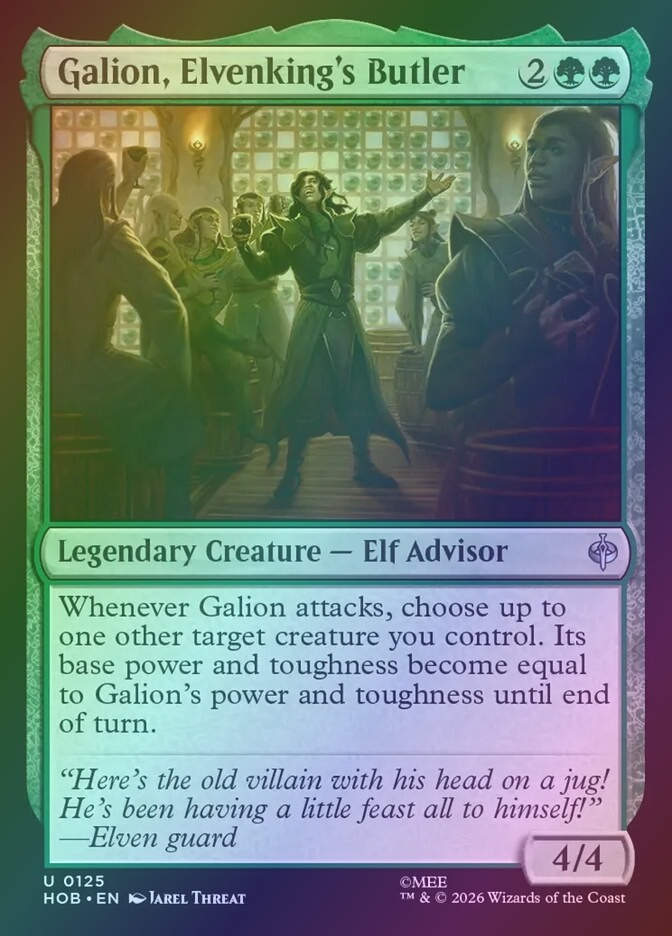 Galion, Elvenking's Butler (HOB) (125) / Foil