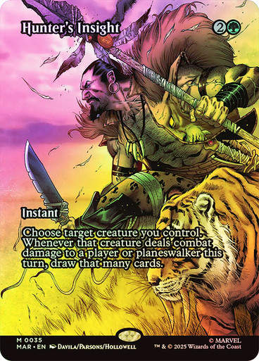 Hunter's Insight (MAR) (35) / Borderless / Foil