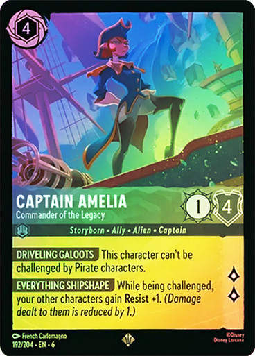 Captain Amelia - Commander of the Legacy (LOR_AZU) / Foil