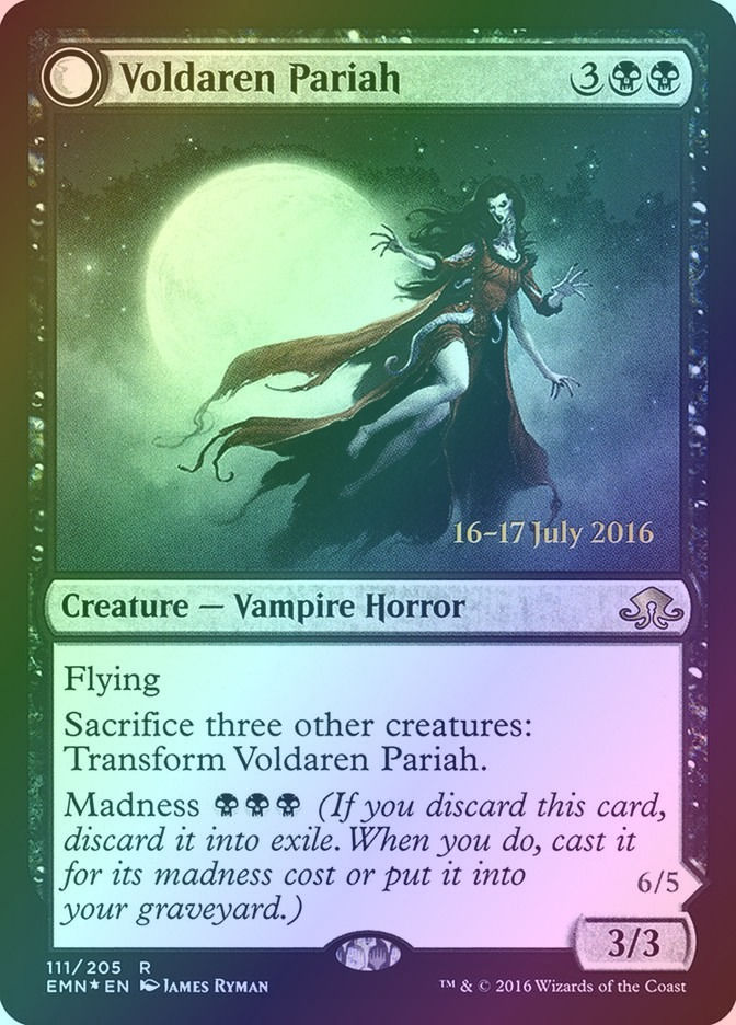 Voldaren Pariah // Abolisher of Bloodlines (PEMN) (111s) / Foil — cara 1 de 2