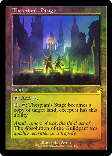 Thespian's Stage (rvr) (466) / Retro / Foil