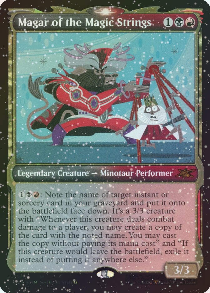 Magar of the Magic Strings (UNF) (514) / Showcase / Galaxy Foil