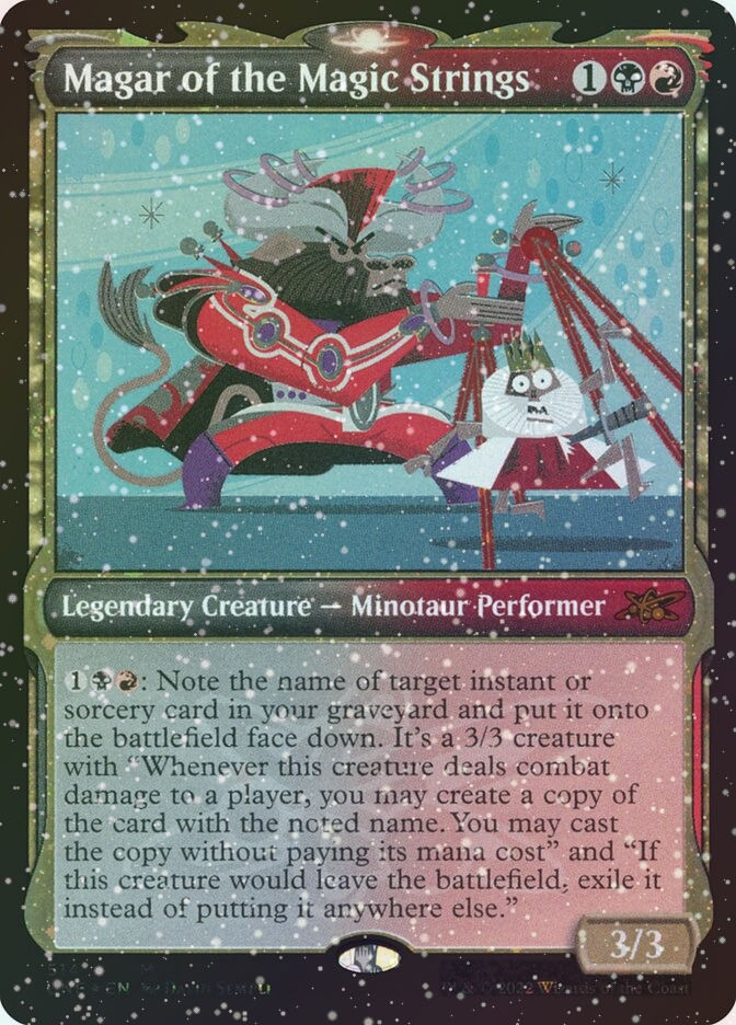 Magar of the Magic Strings (UNF) (514) / Showcase / Galaxy Foil