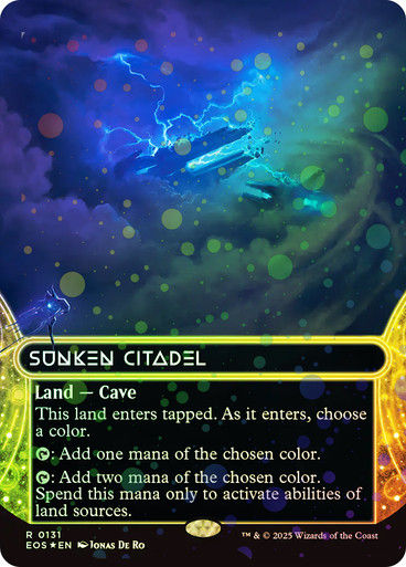 Sunken Citadel (EOS) (131) / Borderless Galaxy Foil