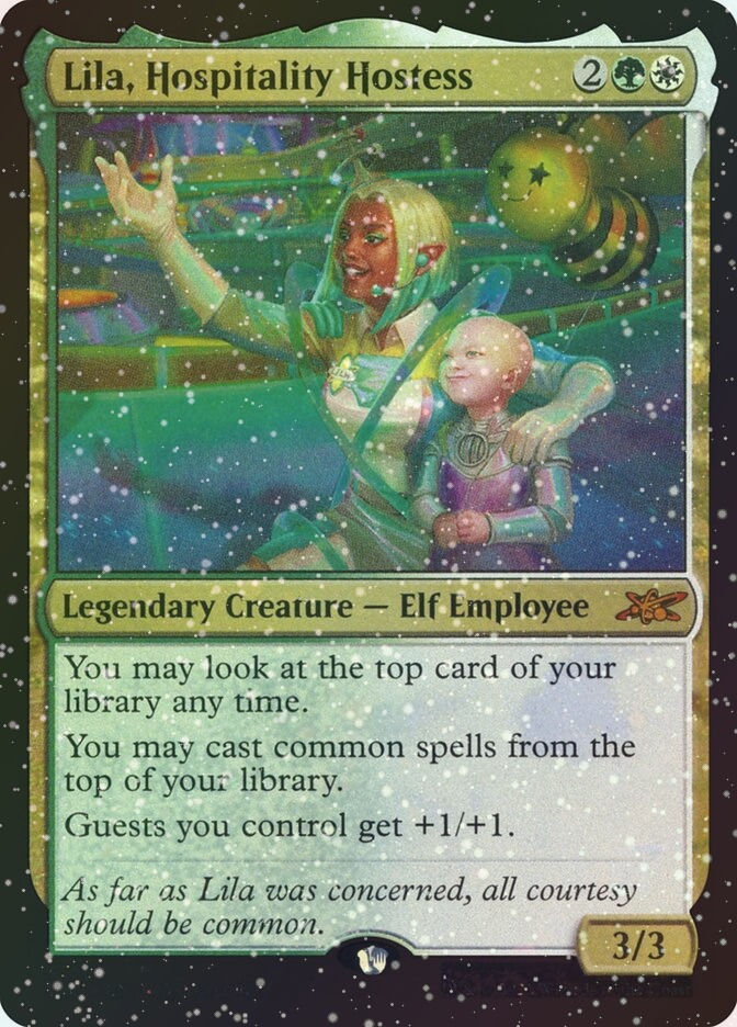Lila, Hospitality Hostess (UNF) (456) / Galaxy Foil