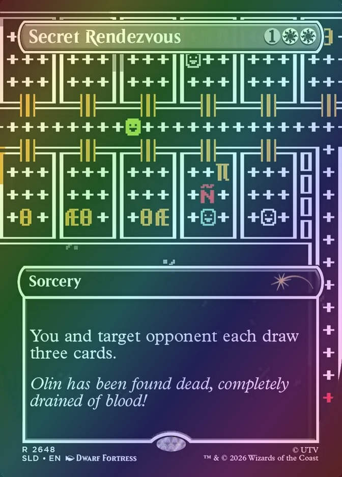 Secret Rendezvous (SLD) (2648) / Borderless / Foil