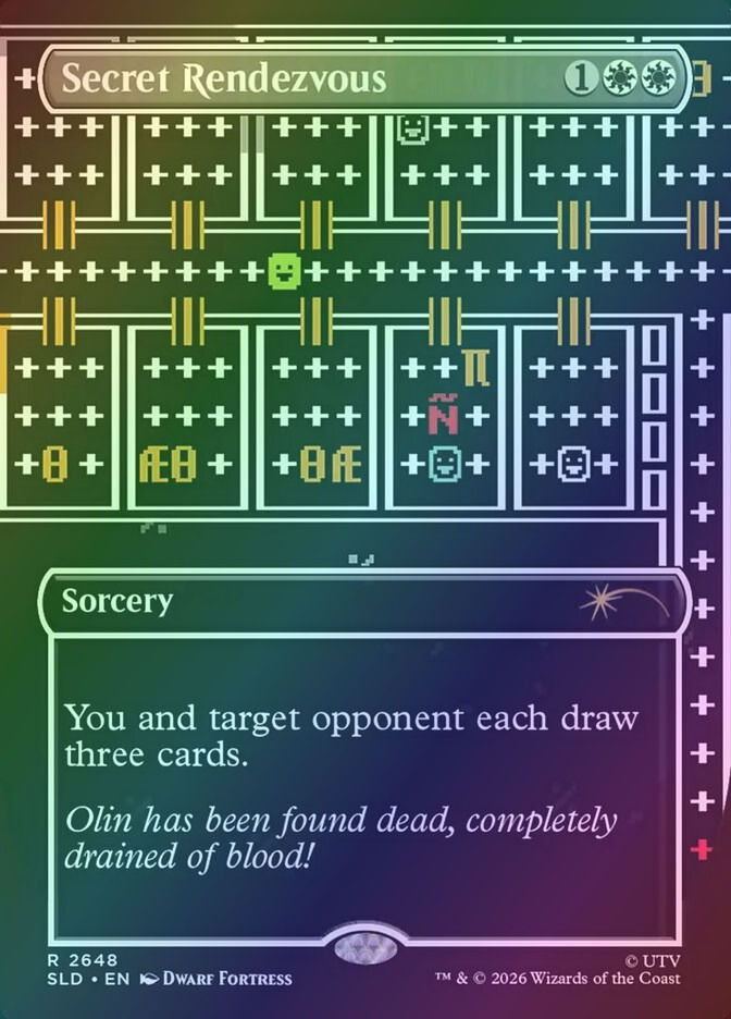Secret Rendezvous (SLD) (2648) / Borderless / Foil