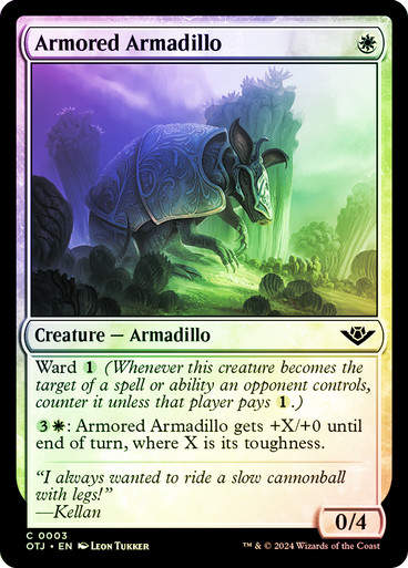 Armored Armadillo (otj) (3) / Foil
