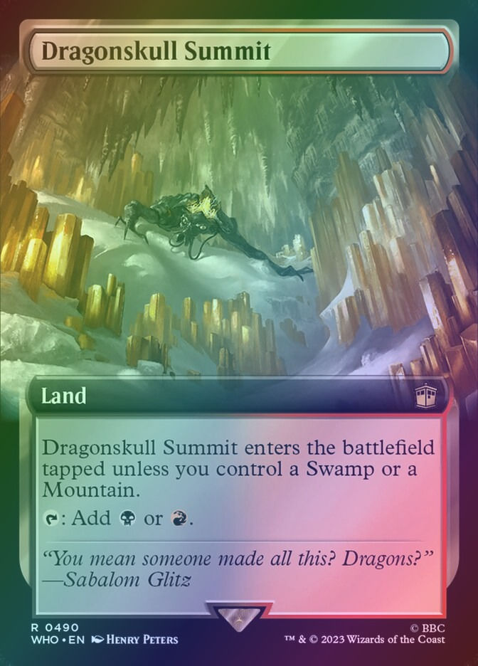 Dragonskull Summit (WHO) (490) / Extended Art / Foil