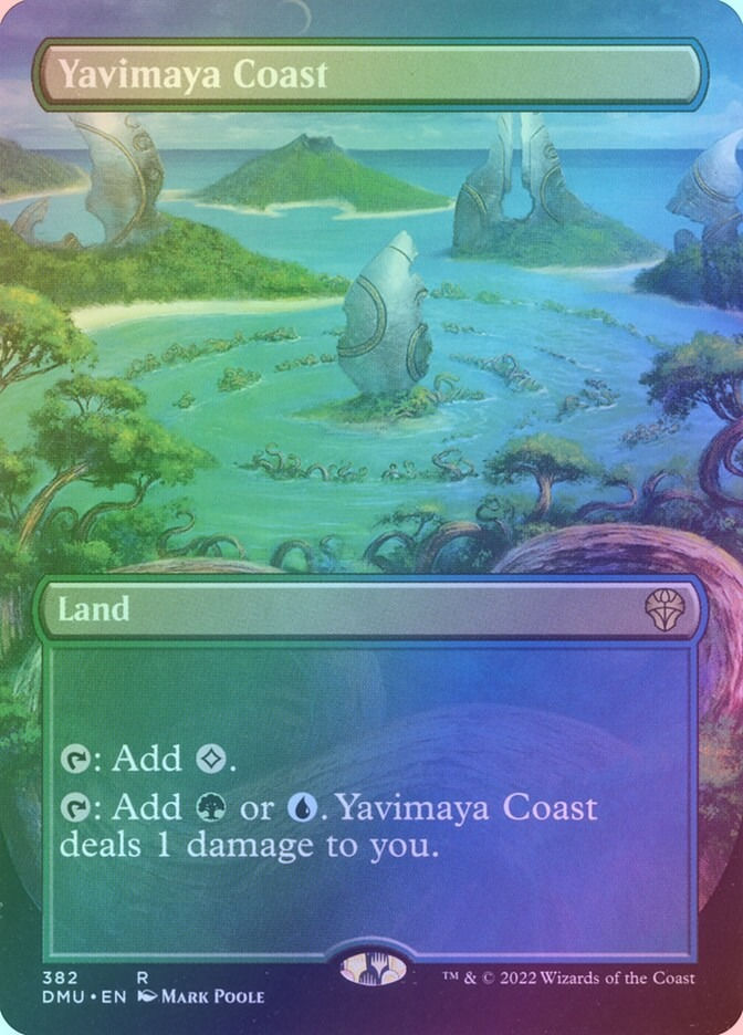 Yavimaya Coast (DMU) (382) / Borderless / Foil