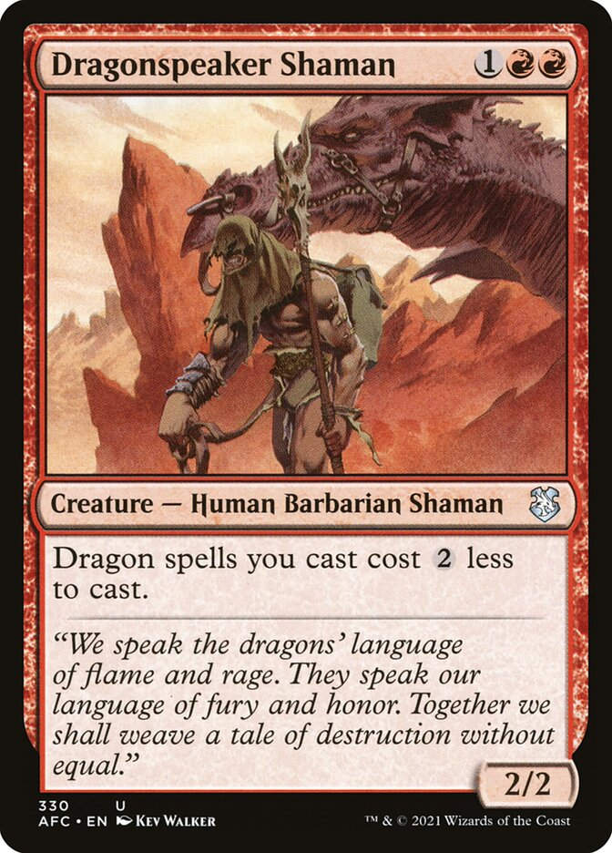 Dragonspeaker Shaman (AFC) (330)