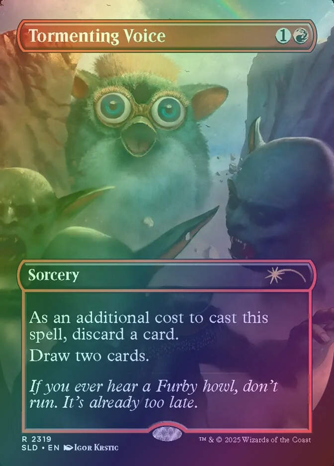 Tormenting Voice (SLD) (2319) / Borderless / Foil