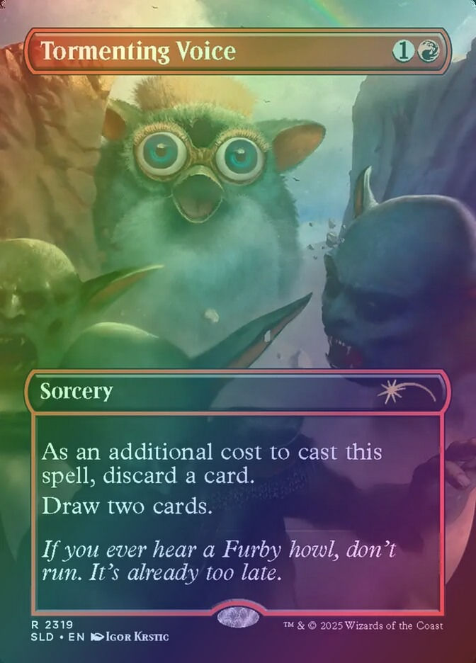 Tormenting Voice (SLD) (2319) / Borderless / Foil