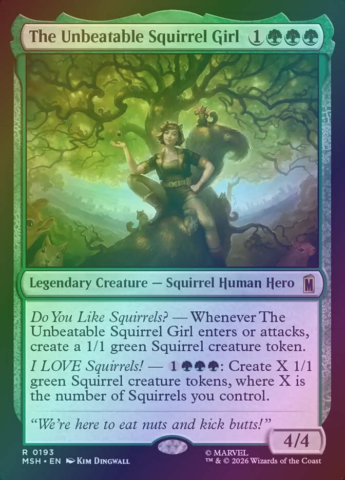 The Unbeatable Squirrel Girl (MSH) (193) / Foil