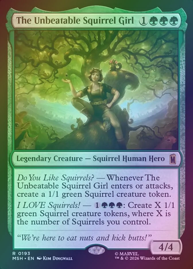 The Unbeatable Squirrel Girl (MSH) (193) / Foil