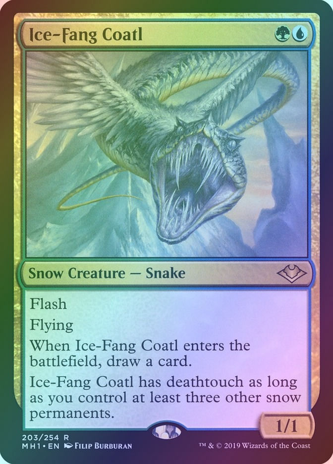 Ice-Fang Coatl (MH1) (203) / Foil