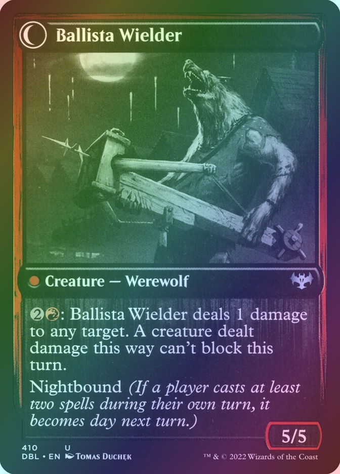 Ballista Watcher // Ballista Wielder (DBL) (410) / Foil — cara 2 de 2