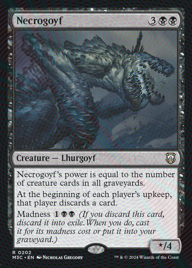 Necrogoyf (M3C) (202) / Ripple Foil