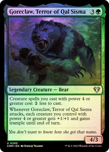 Goreclaw, Terror of Qal Sisma (cmm) / Foil