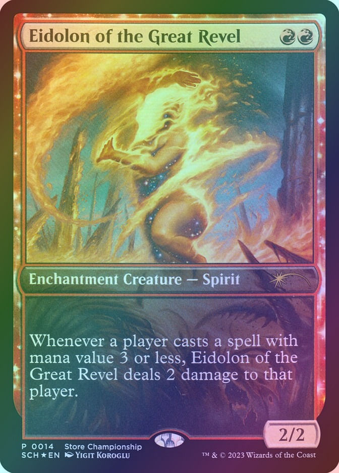 Eidolon of the Great Revel (SCH) (14) / Foil